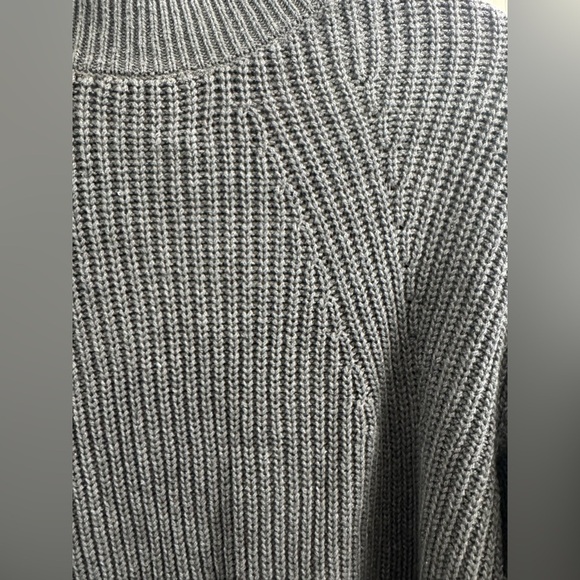 Old Navy Mock neck Gray Women's Sweater in graphite color - Picture 2 of 7